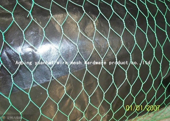 Durable Pvc Coated Gabion Wire Mesh , Heavy Duty Chicken Wire Fencing